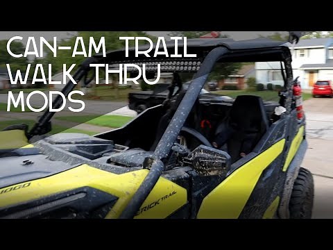 Can-am Trail 1000 DPS Walkaround | Modifications | Maverick Trail 2018