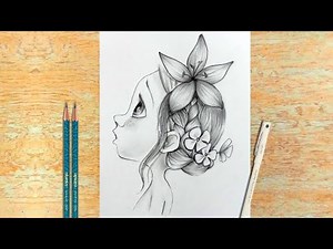 How to Draw a Easy Pencil Sketch for Beginners step by step | Creative Artworks for Beginners | #65