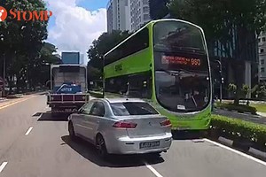 SMRT bus captain who drove against traffic at Victoria Street suspended
