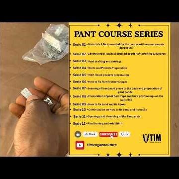 Pants Course Tutorial ….Finally, we’ve embarked 📌📌