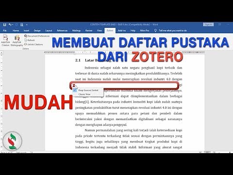 Tutorial Membuat Daftar Pustaka Menggunakan ZOTERO | Request SahabatGuru