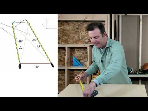 Squaring with a Chalk Line - Construction Skills Exercise Review - Measuring and Marking Series