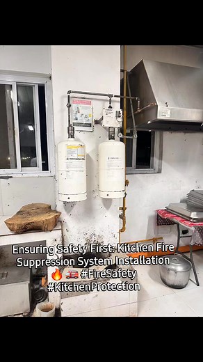 Ensuring Safety First: Kitchen Fire Suppression System Installation   #FireSafety #KitchenProtection | i30 Degree Engineering Services and Industrial Supplies Trading | Facebook