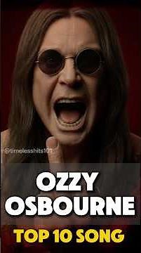 OZZY OSBOURNE’S TOP 10 SONGS! 🤘#ozzyosbourne #classicrock #rockstar