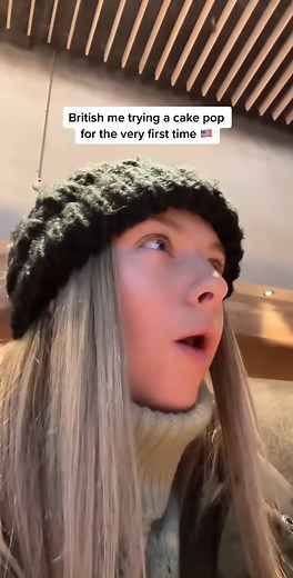 6.3K views · 357 reactions | BRITISH ME TRYING A CAKE POP FOR THE FIRST TIME  Taking on the American cake pop! Here’s my honest first reaction—cute, sweet, and surprisingly delicious. #cakepop #firsttime #americanfood #foodie #taste-test #fyp #foodadventure #britishinamerica #sweettooth #viralfood | Dawn Farmer | Facebook