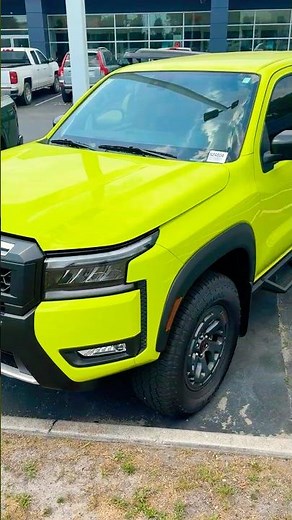 2026 Nissan Frontier PRO-4X in Citrus Strike 🟢🔥 #nissan #nissanfrontier #pro4x #automobile
