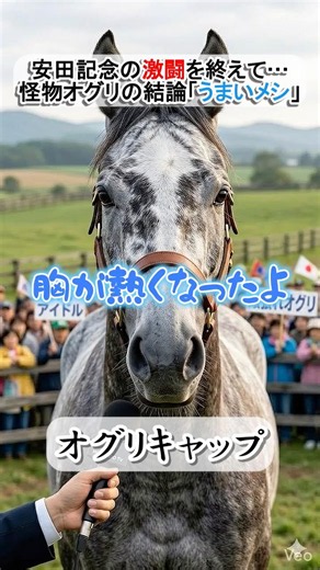 安田記念の後輩たちへ…オグリキャップが送る、泥臭くも温かい（？）労いの言葉 #オグリキャップ #安田記念 #競馬 #名馬 #ウマ娘
