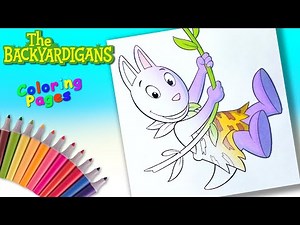 The Backyardigans Coloring Book For Kids. Austin in the Jungle Coloring pages