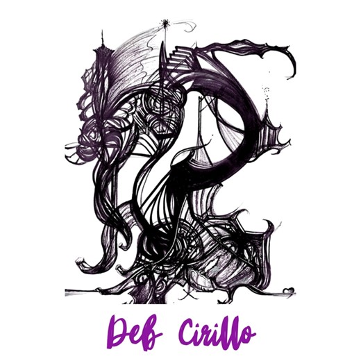 INFLORESSENSE on Instagram: "Local artist Deb Cirillo works primarily in black ink using automatism as her muse. Famous automatism artists include Surrealists Joan Miró, André Masson, and Max Ernst, pioneers of automatic drawing/painting, alongside later Abstract Expressionists like Jackson Pollock and Willem de Kooning who used automatic methods, plus Surrealist icon Salvador Dalí, known for his subconscious explorations. These artists used spontaneous techniques to bypass conscious control and