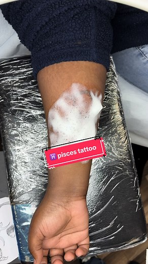 Had fun designing and tattooing this pisces mermaid tonight! #tattoo #ambitiontattoomachine #fyp #trend #inktherapy #pisces #art