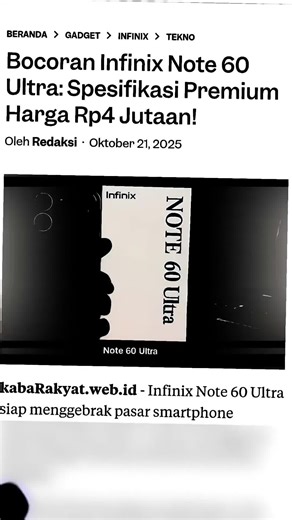 Desain Kamera Infinix Seperti iPhone dan Xiaomi