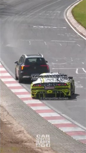 Almost Crash! 2027 Mercedes-AMG GT Black Series Prototype Attacks Nürburgring Too Fast!