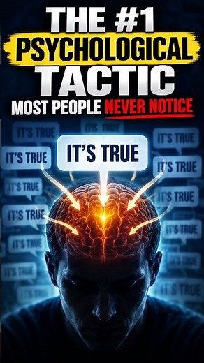 The #1 Psychological Tactic Most People Never Notice