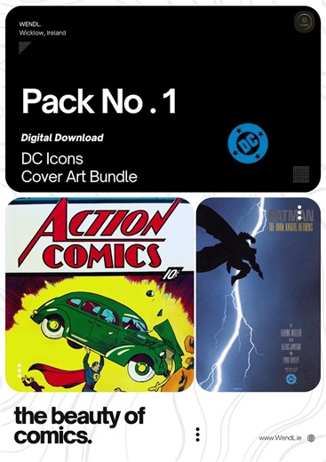 DC Icons | 25 Legendary Covers | Action Comics #1 | Detective Comics #27 | Superman Batman Wonder Woman | Digital Download | Printable - Etsy