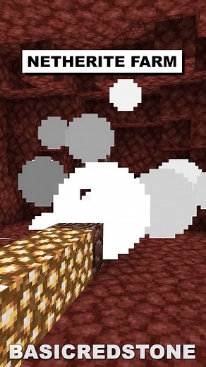 BasicRedstone | Netherite Farm Minecraft! #minecraft #minecrafttutorial #minecraftfarm | Instagram