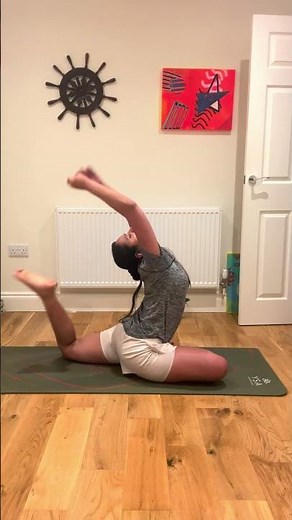 Day 13/50 of a 50-Day challenge to try trending yoga challenges. #yogachallange #youtubeshorts