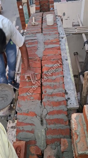 14K views · 34 reactions | How to put mortar between two bricks | Hari fastwork | Facebook