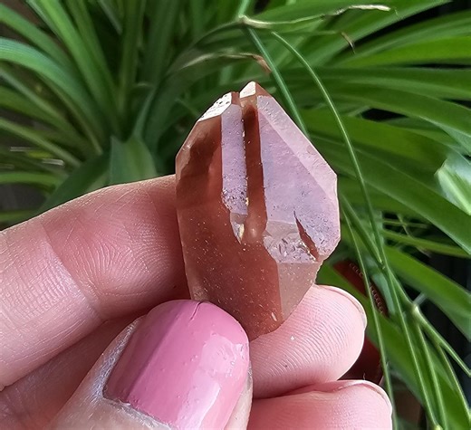 Red Phantom Double Terminated Quartz Crystal From 1990 - Etsy