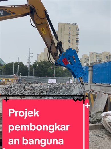 Excavator Attachments: Double Cylinder Shear and Breakers