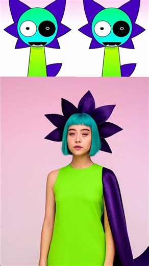 Sprunki OC Sulfur Pyramixed Human in real life #incredibox #sprunki