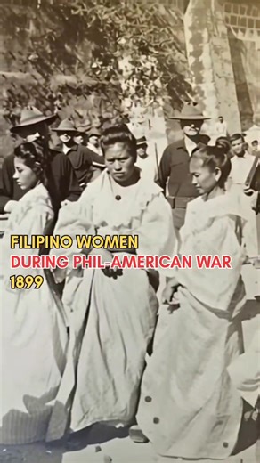 Philippines-American War in 1899, showing Filipino women and children near a wall in old Manila. #filipino #CulturalHeritage #fyp #reels #Philippines #nostalgia #throwback #filipina | FACTSZERO