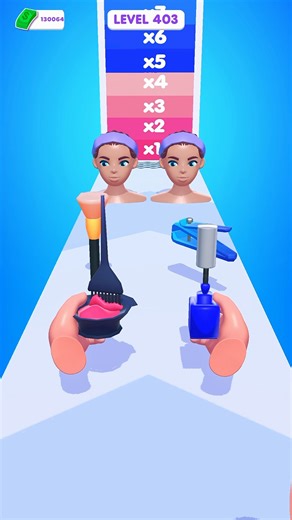 Makeup shuffle game gameplay #shorts