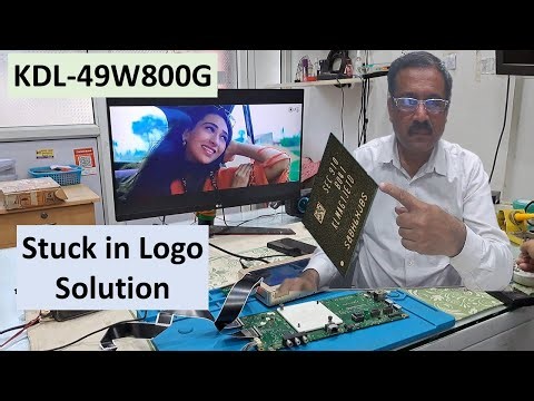 FIXED! Sony Bravia KDL-49W800G STUCK ON LOGO EASY SOLUTION (Common Problem)