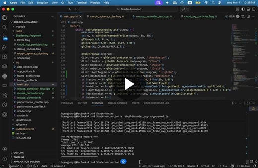 OpenGL Profiling is like a small graphics engine; it lets you have more flexible control than you want. Returning to the simple 3D models I built a week ago, I would like to imagine more controlled… | JUNYI HUANG