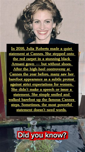 Julia Roberts’ Silent Statement at Cannes