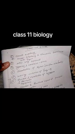 Class 11 Biology Most Important Fixed Questions 2026