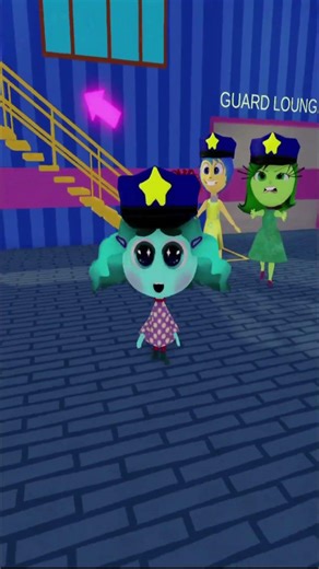 EMOTIONS POLICE FAMILY PRISON RUN ESCAPE Roblox #shorts #shortvideo #shortsroblox