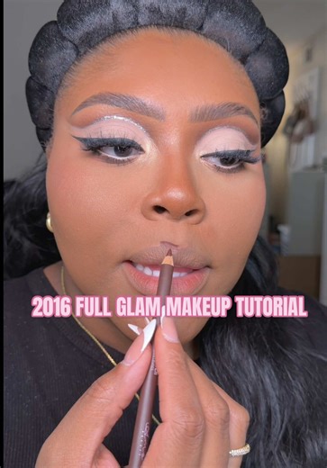 2016 full glam makeup tutorial 😍 Who else loves 2016 makeup ?! 🤭 @e.l.f. Cosmetics camo matte concealer (fair warm) @Patrick Ta Beauty artistry edit palettes (medium & deep) @Opvbeauty liquid glitter eyeliner (come sunshine) @Anastasia Beverly Hills liquid eyeliner (black) @Hourglass Cosmetics illusion priming moisturizer @Huda Beauty easy blur primer @Natasha Denona hyglam foundation (NP14) Natasha Denona hyglam concealer (NR13) Hourglass vanish airbrush concealer (flax) @Too Faced born this 