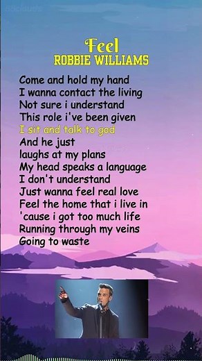 Robbie Williams - Feel (Lyrics) #shorts