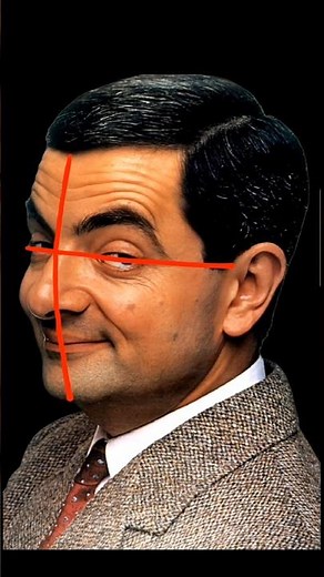 how to draw Mr Bean easy