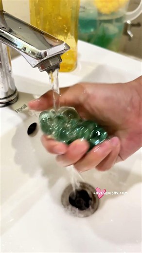 How to Clean a Sticky Squishy & Make it Brand New! 🧼✨ #diy #squishy #hacks