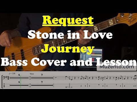 Stone in Love Bass Cover and Lesson Request
