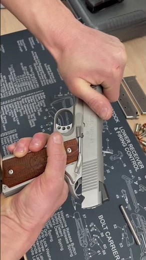 How to Disassemble 1911 A1 45ACP Springfield #foryou #ammo #1911 #foryoupage #fyp #shotshowcase