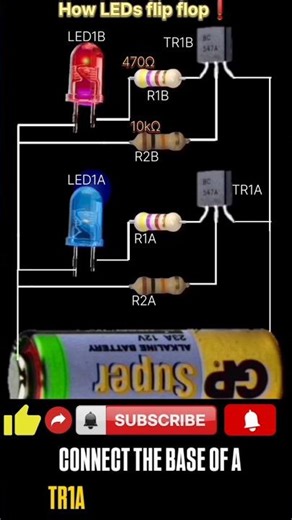 Astable Multivibrator Explained in 50 Seconds😊