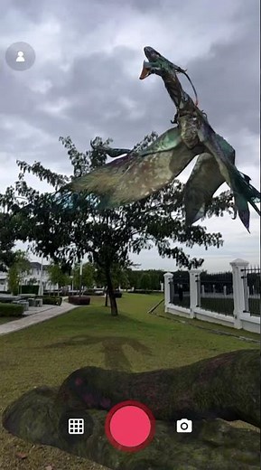 Jake’s Banshee in AR – The Legendary Mountain Banshee! #augmentedreality #avatar #ikran