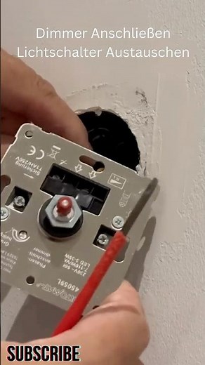 Dimmer Anschließen Lichtschalter Austauschen #electric