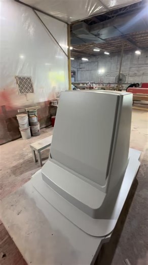 Console plug in the final Stage of primer application #cnc #boats | NuWave Composites