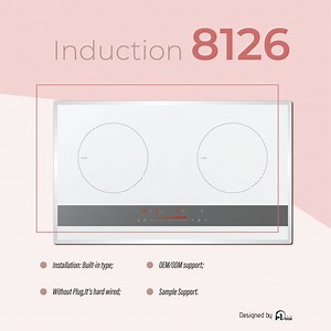 [Hot Item] Electric Induction Cooker with 2 Burners Smoothtouch Controls Activate and Control Power Settings