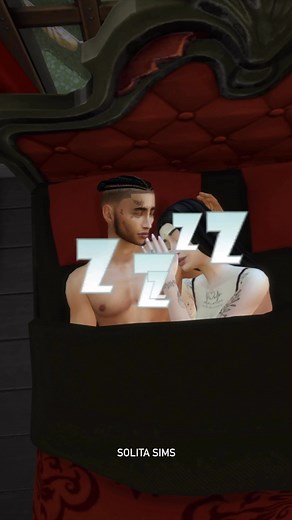 before we had Lovestruck cuddling, we had the bed cuddle mod by thepancake1😭😭 #TheSims4 #Sims4Mods #solitasims | solitasims