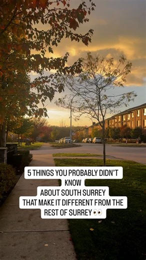 🏡🌊 SOUTH SURREY IS NOT LIKE THE REST OF SURREY 🌊🏡 Most people lump all of Surrey together. That’s a mistake ❌ Here are 5 REAL, specific differences that make South Surrey feel like a different city 👇 1️⃣ Lifestyle & geography 🌊🌲 South Surrey borders White Rock Beach, Crescent Beach, and Boundary Bay, with ocean air, trails, and slower density. Most of Surrey is inland, flatter, and built around transit and higher density 🏙️ 2️⃣ Housing types 🏠 South Surrey has larger lots, gated communi