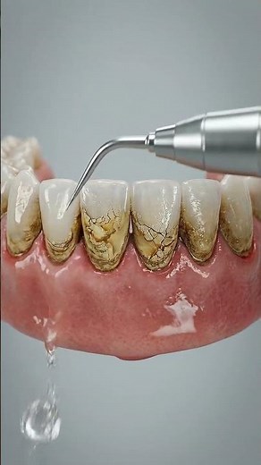 How Dentists Clean Teeth 🦷 Tartar Removal Explained (3D Animation)