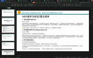SAP系统演示PP库存需求清单 MD04 MRP清单 MD05