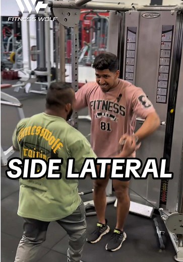 SIDE LATERAL 🔥 try this technique ✅ #fitnesswolf #fyp #foryou #fitness #gym #motivation #tranding #viral #clothingbrand #fashion #fatloss #coach #baestcoach Coach @Ruwanfit