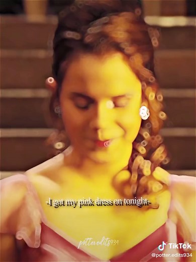 Hermione Granger Pink Dress Yule Ball Outfit