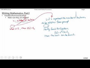 Professional Problems - Math Writing Part I