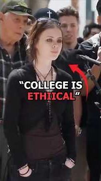 This Student Says College Isn’t a Scam — Charlie Kirk Disagrees